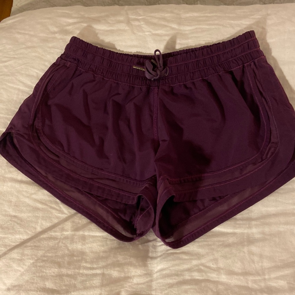 Purple Lulu Lemon Shorts